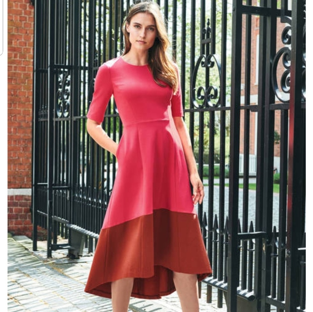 Boden Wren Ponte Midi Dress